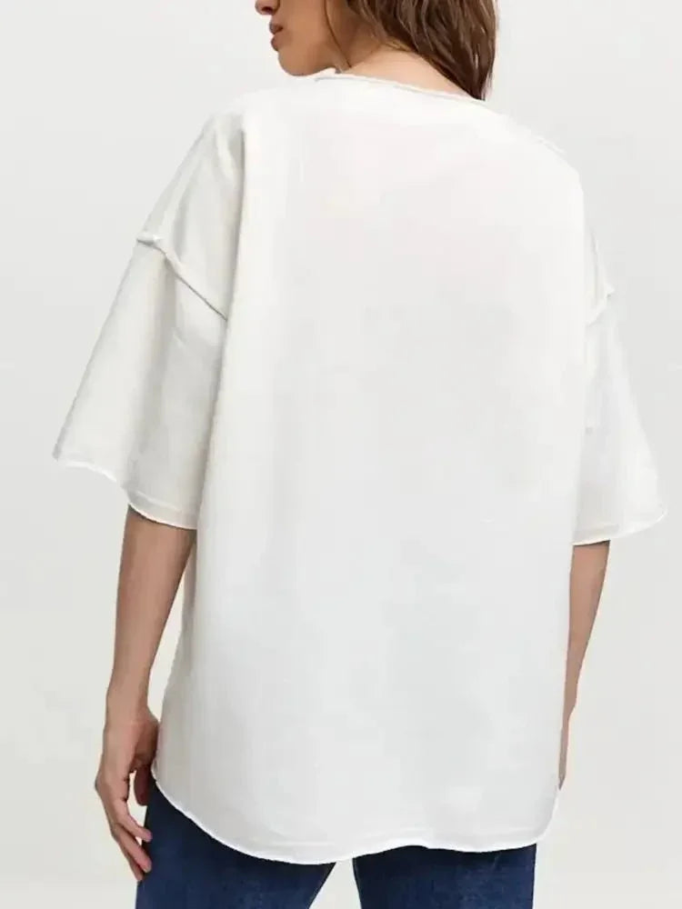 Round Neck Half Sleeve T-Shirt - Update AvenueT-ShirtsTrendsi100100626231327100100626231327a11cb77b - 0030 - 4b9a - b857 - d80aed5454d7 - Max - OriginWhite
