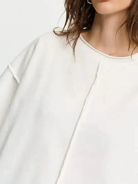 Round Neck Half Sleeve T-Shirt - Update AvenueT-ShirtsTrendsi100100626231327100100626231327a564be90 - aa87 - 43e2 - 81f2 - 69ba31143ac6 - Max - OriginWhite