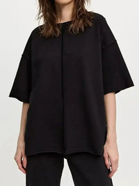 Round Neck Half Sleeve T-Shirt - Update AvenueT-ShirtsTrendsi100100626235885100100626235885d71e4356 - 9388 - 45da - a810 - 40ea1ab350ad - Max - OriginBlack
