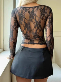 Round Neck Lace Sleeve T-Shirt - Update AvenueT-ShirtsTrendsi100100901998468100100901998468e0028402933040dba411c69ca1ac896c - Max - OriginBlack