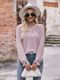 Round Neck Long Sleeve Casual T-Shirt - Update AvenueT-ShirtsTrendsi100100344412981100100344412981d0fdff2e - a52b - 45cf - 9f5e - e5b3bb71c778 - Max - OriginPink Purple