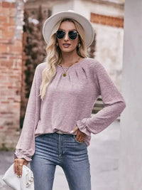 Round Neck Long Sleeve Casual T-Shirt - Update AvenueT-ShirtsTrendsi10010034441298110010034441298110c484b0 - 6424 - 4bd1 - be94 - 1a26deafe4f1 - Max - OriginPink Purple