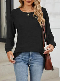 Round Neck Long Sleeve T-Shirt - Update AvenueT-ShirtsTrendsi100100578600475100100578600475f3cb796c - f0d0 - 4853 - bb7e - 7326100c89b3 - Max - OriginBlack