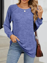 Round Neck Long Sleeve T-Shirt - Update AvenueT-ShirtsTrendsi10010057860115310010057860115376ff9d73 - 5fc5 - 4a3c - 8a94 - ab3c3f2e1e41 - Max - OriginBlue