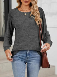 Round Neck Long Sleeve T-Shirt - Update AvenueT-ShirtsTrendsi100100578602757100100578602757fc9a3d11 - 163c - 428b - bf80 - a6a7e20f0bba - Max - OriginDark Gray