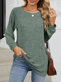 Round Neck Long Sleeve T-Shirt - Update AvenueT-ShirtsTrendsi10010057860354110010057860354146c6a1a1 - d834 - 44a2 - b4d4 - 4dc76ac7806d - Max - OriginArmy Green