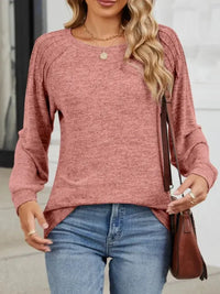 Round Neck Long Sleeve T-Shirt - Update AvenueT-ShirtsTrendsi10010057860508810010057860508874f9e64f - 8213 - 4e37 - 97e6 - 7fdc755aa546 - Max - OriginPink