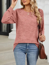 Round Neck Long Sleeve T-Shirt - Update AvenueT-ShirtsTrendsi100100578605088100100578605088a6dbb455 - 0bd7 - 41ad - bf03 - 00dd0dfad499 - Max - OriginPink