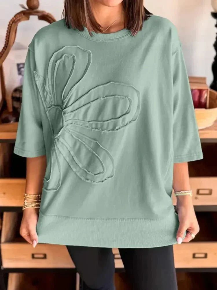 Round Neck Oversized T-Shirt - Update AvenueT-ShirtsTrendsi100100322731145100100322731145ef6ba38dd8444618b227c66ede390839 - Max - OriginSage