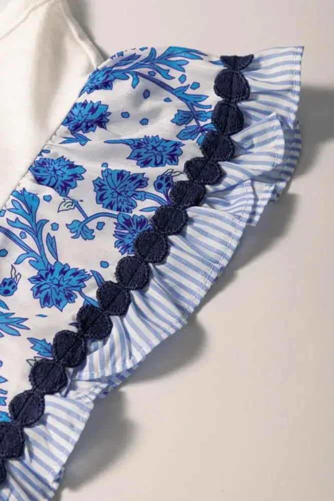 Round Neck Printed Ruffled Cap Sleeve Blouse - Update AvenueBoho VibesTrendsi100100779035208100100779035208f4740cb6 - f556 - 4883 - a9d6 - 23f767e07125 - MaxWhite