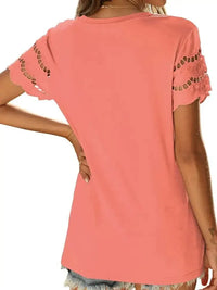 Round Neck Short Sleeve Casual T-Shirt - Update AvenueT-ShirtsTrendsi100100265664884100100265664884ef0a956a7cd949b8ab6e3dea032ec3f9 - Max - OriginOrange Red