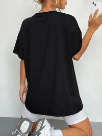 Round Neck Short Sleeve Ghost Graphic T-Shirt - Update AvenueHalloweenTrendsi100101805740972100101805740972344a086743094ba7be9fab2761679e27 - MaxBlack