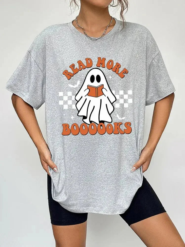Round Neck Short Sleeve Ghost Graphic T-Shirt - Update AvenueHalloweenTrendsi100101997049220100101997049220e09a547864924d0489ac2a8cc1e003c0 - MaxCloudy Blue