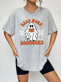 Round Neck Short Sleeve Ghost Graphic T-Shirt - Update AvenueHalloweenTrendsi100101997049220100101997049220e09a547864924d0489ac2a8cc1e003c0 - MaxCloudy Blue