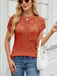 Round Neck Short Sleeve Knit Top - Update AvenueTrendsi100100882271962100100882271962d469c364 - 617e - 4a5a - 8531 - 7cc8517dbc63 - MaxCaramel