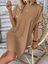 Round Neck Short Sleeve Mini Dress - Update AvenueEffortless Elegance: DressesTrendsi100100244954053100100244954053baf291c5 - 393b - 4f3f - a02e - 1d6aebc212c8 - MaxCamel