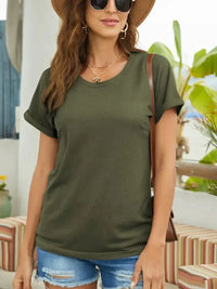 Round Neck Short Sleeve T-Shirt - Update AvenueT-ShirtsTrendsi10010019724551410010019724551442749fb7 - 0819 - 40d7 - 87ec - 9aaa197a4cd5 - Max - OriginMoss