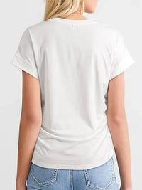 Round Neck Short Sleeve T-Shirt - Update AvenueT-ShirtsTrendsi100100308150886100100308150886e7242a7f51dd4ec5a4d62506ce77df65 - Max - OriginWhite