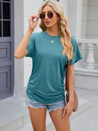 Round Neck Short Sleeve T-Shirt - Update AvenueT-ShirtsTrendsi10010049015130410010049015130461d5dede8eb742f8a373539be689e908 - Max - OriginDark Green
