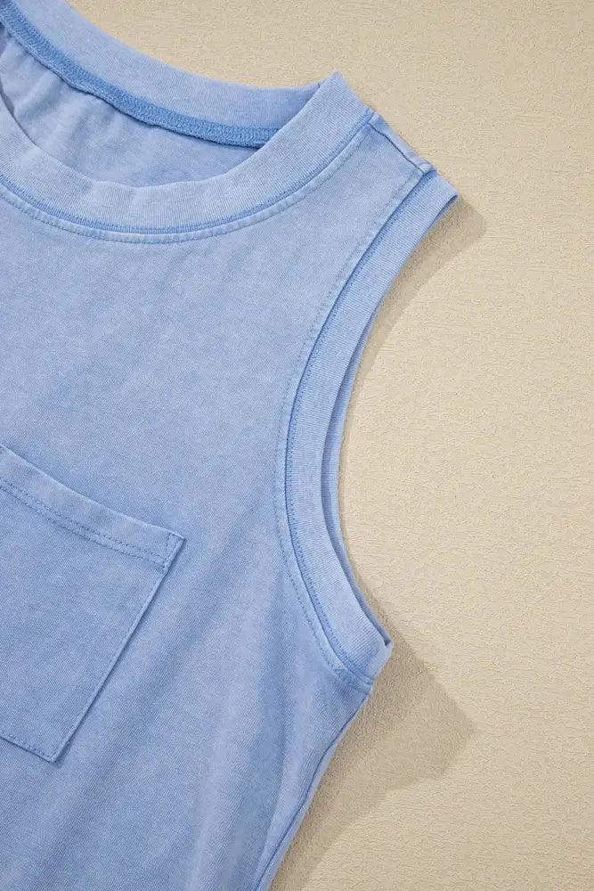 Round Neck Tank with Chest Pocket - Update AvenueTanks & CamisTrendsi100100862695669100100862695669b8bad9bc - 6b8b - 4393 - 9920 - 6dfe676a01c7 - Max - OriginLight Blue