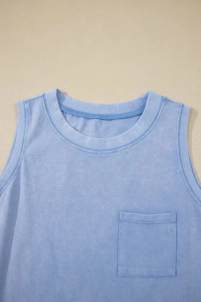 Round Neck Tank with Chest Pocket - Update AvenueTanks & CamisTrendsi10010086269566910010086269566987a7d6d5 - 7edd - 46d1 - 95f9 - 7278450c0b98 - Max - OriginLight Blue