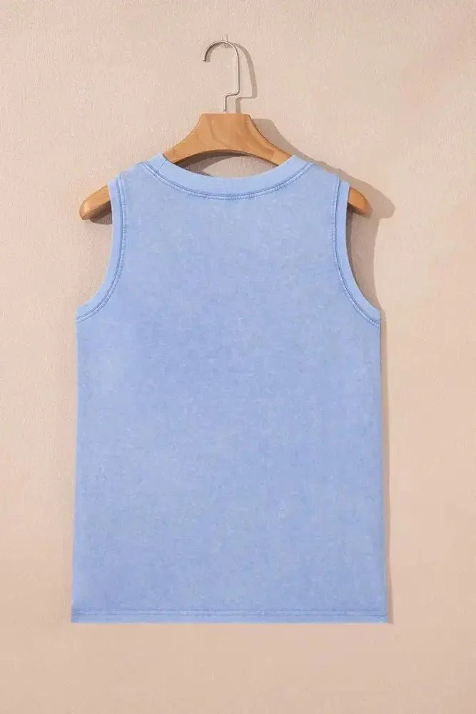 Round Neck Tank with Chest Pocket - Update AvenueTanks & CamisTrendsi10010086269566910010086269566979768615 - ffb6 - 4d6a - 9fbd - 0febc3f3cc80 - Max - OriginLight Blue