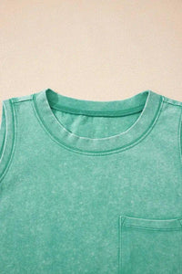 Round Neck Tank with Chest Pocket - Update AvenueTanks & CamisTrendsi100100862699690100100862699690c3209fe3 - e158 - 406f - 8c2d - 226674569950 - Max - OriginTurquoise