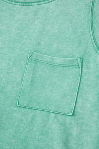Round Neck Tank with Chest Pocket - Update AvenueTanks & CamisTrendsi10010086269969010010086269969006900d8a - da71 - 44f8 - b5ef - e2a03b4b75cd - Max - OriginTurquoise