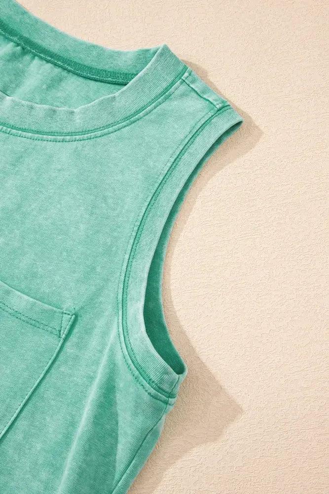 Round Neck Tank with Chest Pocket - Update AvenueTanks & CamisTrendsi10010086269969010010086269969015c07ce8 - 4f54 - 4ddc - 86f8 - ae76905e95e9 - Max - OriginTurquoise