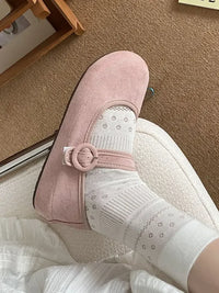 Round Toe Flat Slip-Ons