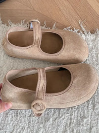 Round Toe Flat Slip-Ons