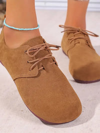 Round Toe Flat Slip-Ons