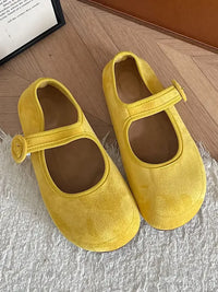 Round Toe Flat Slip-Ons