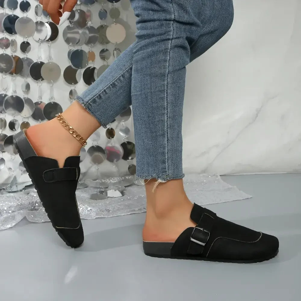 Round Toe Flat Slip-Ons