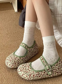 Round Toe Flat Slip-Ons