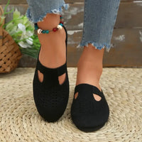 Round Toe Flat Slip-Ons