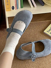 Round Toe Flat Slip-Ons
