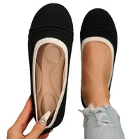 Round Toe Flat Slip-Ons