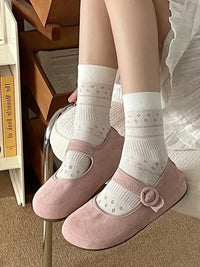 Round Toe Flat Slip-Ons