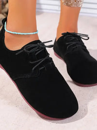 Round Toe Flat Slip-Ons