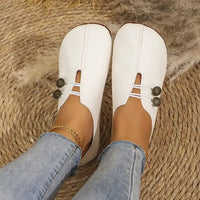 Round Toe Flat Slip-Ons