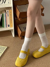Round Toe Flat Slip-Ons