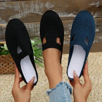Round Toe Flat Slip-Ons