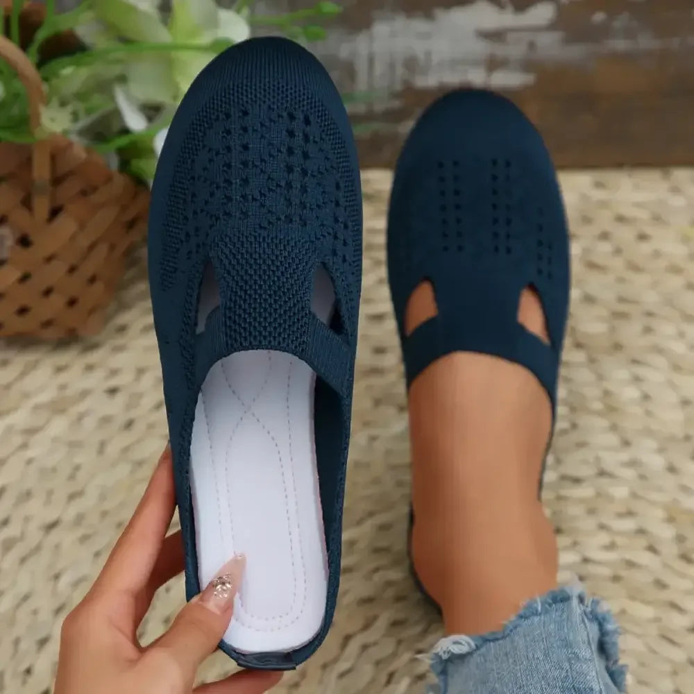 Round Toe Flat Slip-Ons