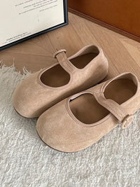 Round Toe Flat Slip-Ons