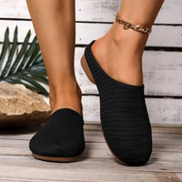 Round Toe Flat Slip-Ons