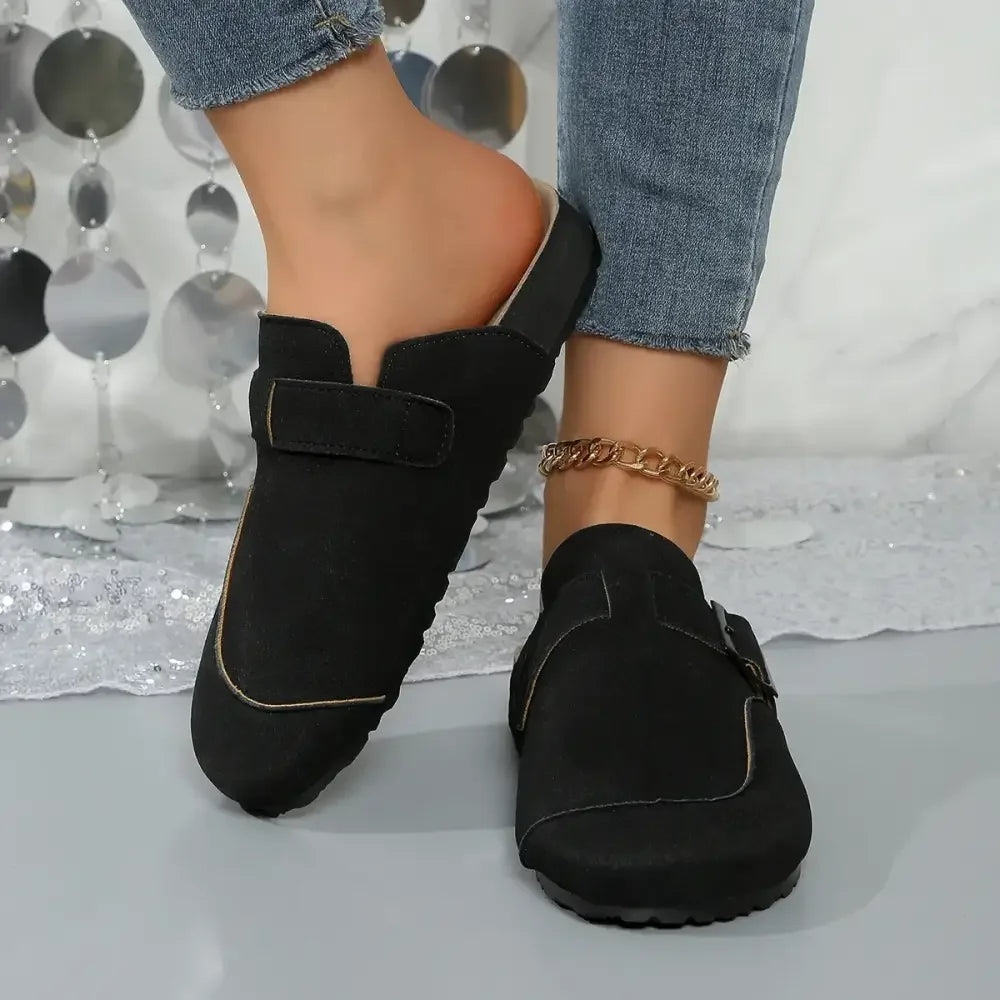 Round Toe Flat Slip-Ons