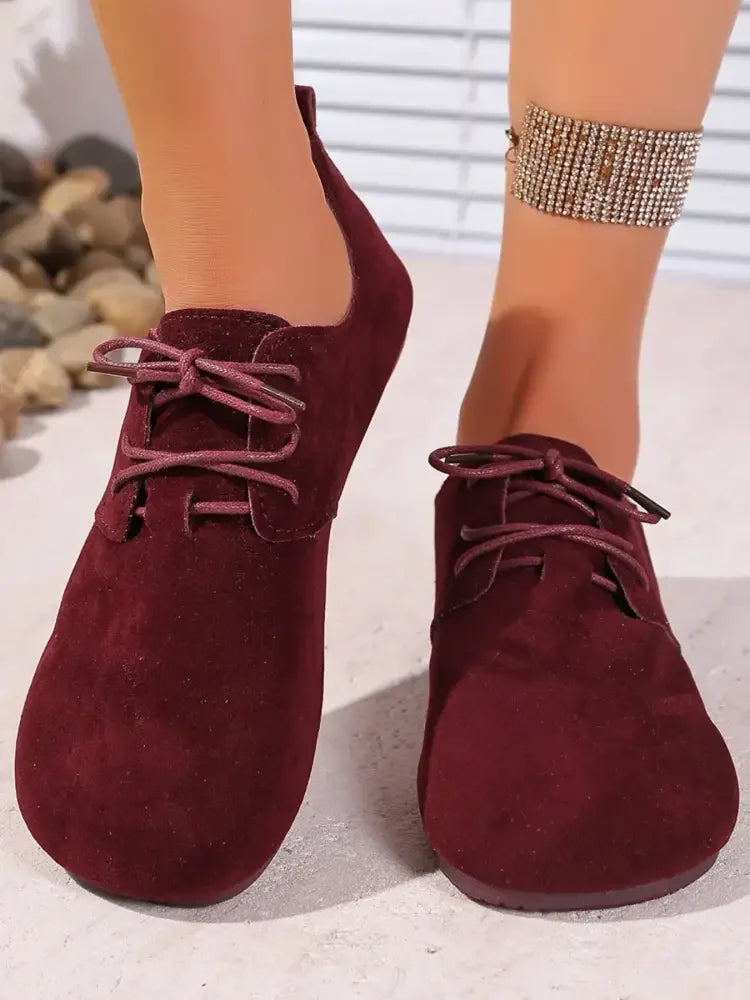 Round Toe Flat Slip-Ons