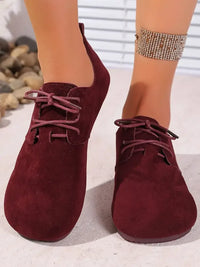 Round Toe Flat Slip-Ons