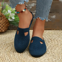 Round Toe Flat Slip-Ons